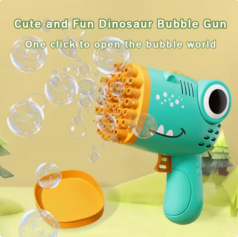 Dino Bubble Gun