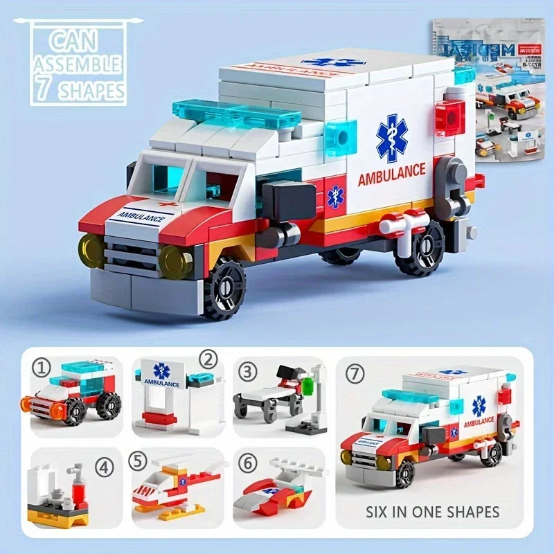 6 in 1 Mini Size Building blocks