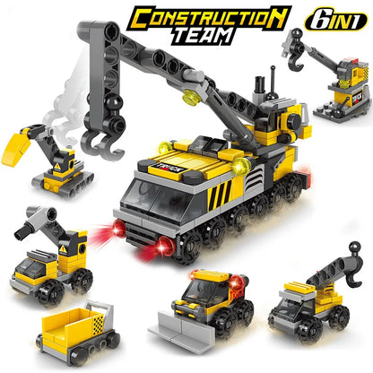 6 in 1 Mini Size Building blocks