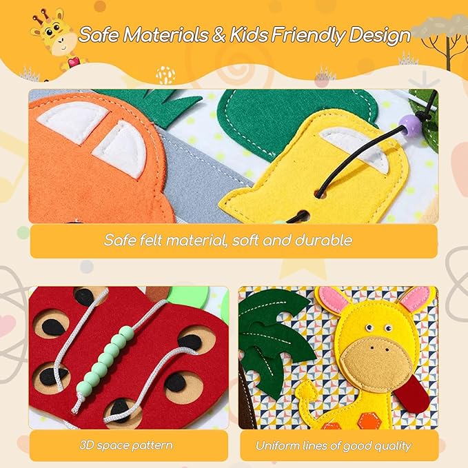 Toddlers Montessori Busy Book