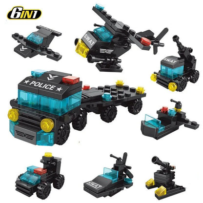 6 in 1 Mini Size Building blocks